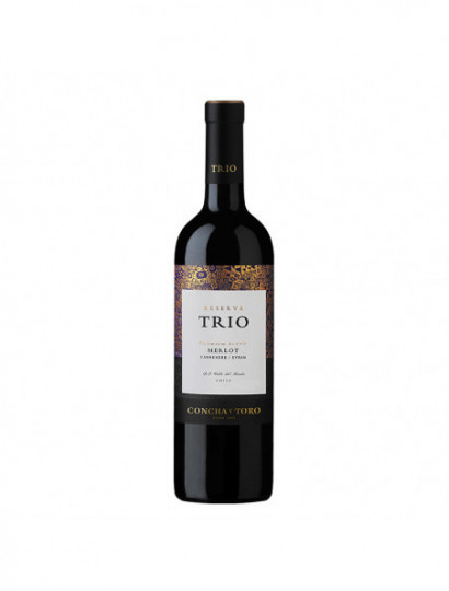 V.T. TRIO CONCHA Y TORO MERLOT .750