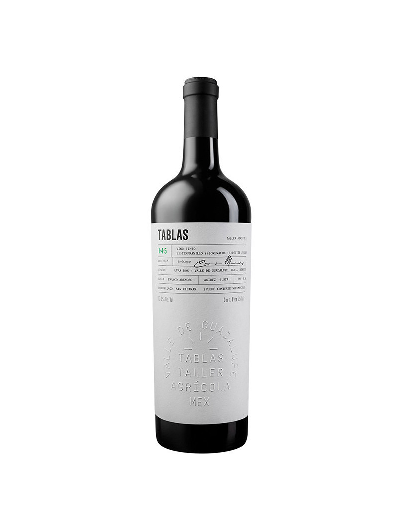 V.T.TABLAS TEMPRANILLO GRENACHE PETITE SYRAH .750