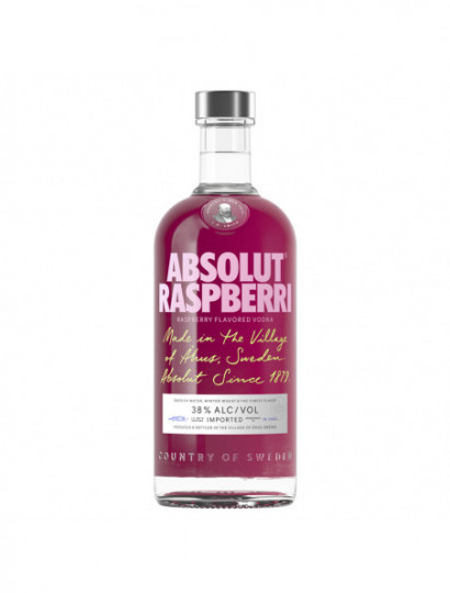 VODKA ABSOLUT RASPBERRI .750