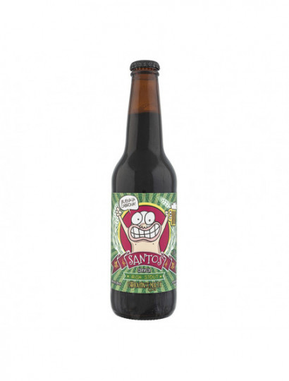 CERVEZA SANTOS IRISH STOUT CORAZON MALTA .355