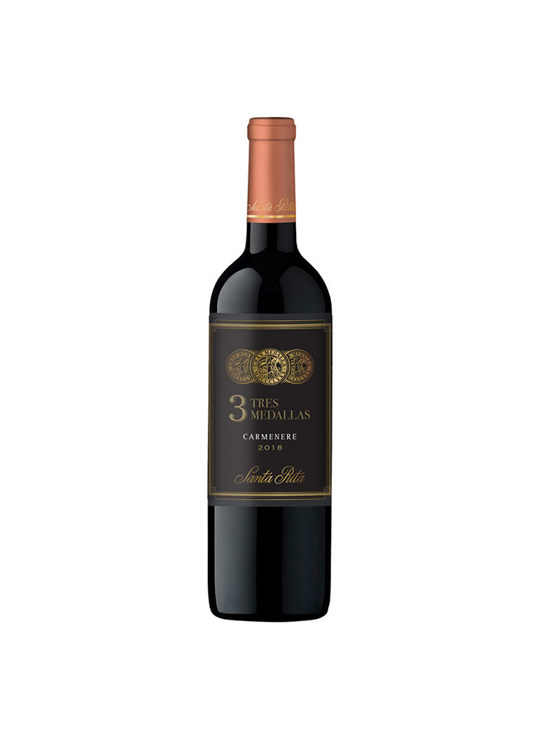 V.T. SANTA RITA TRES MEDALLAS CARMENERE .750