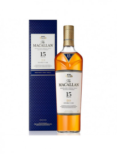 WHISKY 15 THE MACALLAN DOUBLE CASK .700