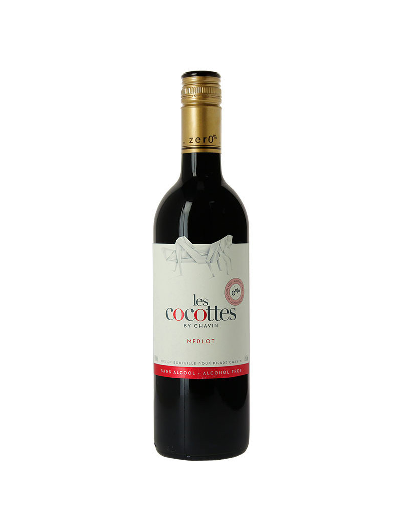 V.T. LES COCOTTES MERLOT SIN ALCOHOL .750