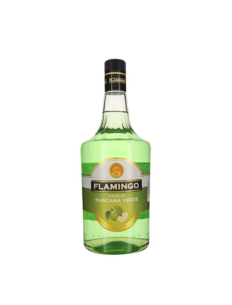 LICOR DE MANZANA VERDE FLAMINGO WILD 1.00