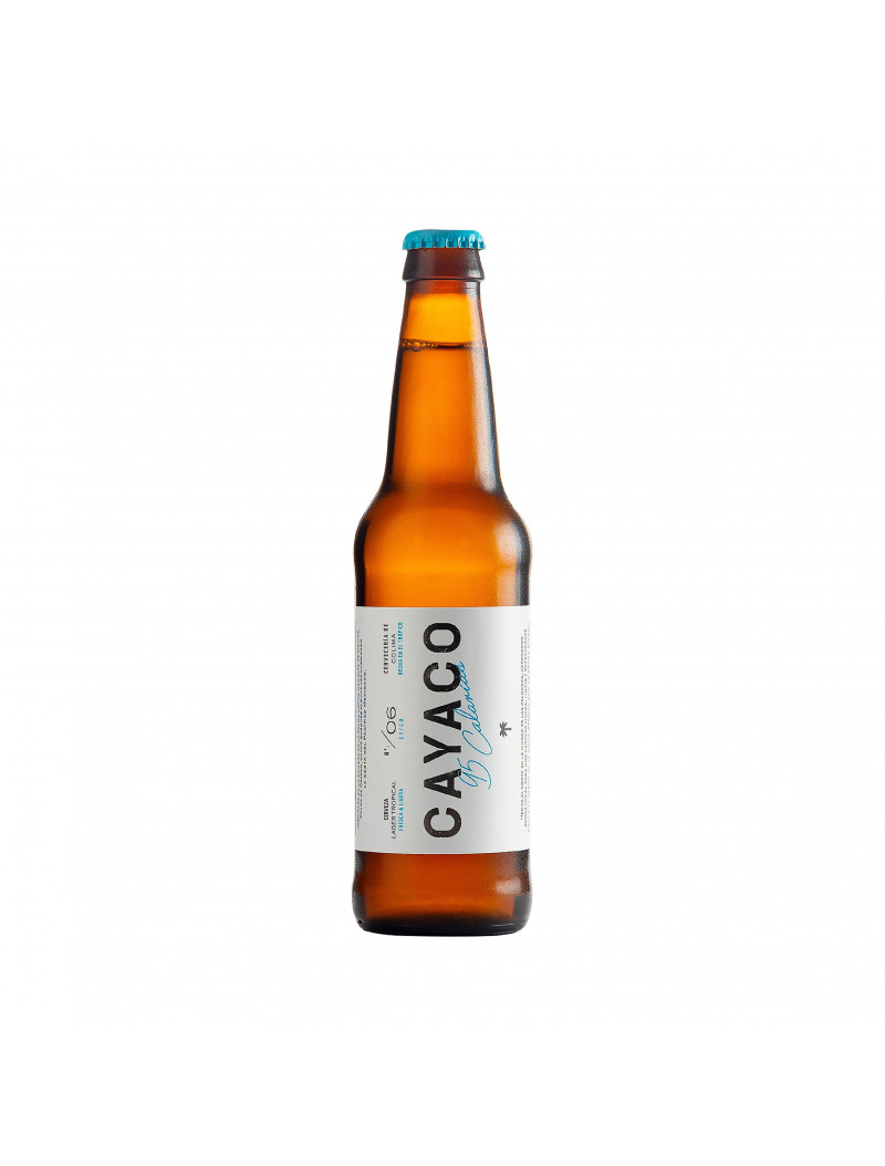 CERVEZA CAYACO LIGHT LAGER .355