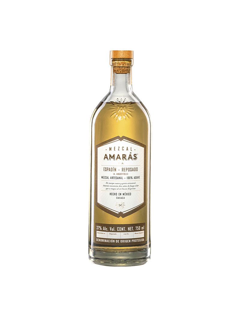 MEZCAL REPOSADO 100% AMARAS .750