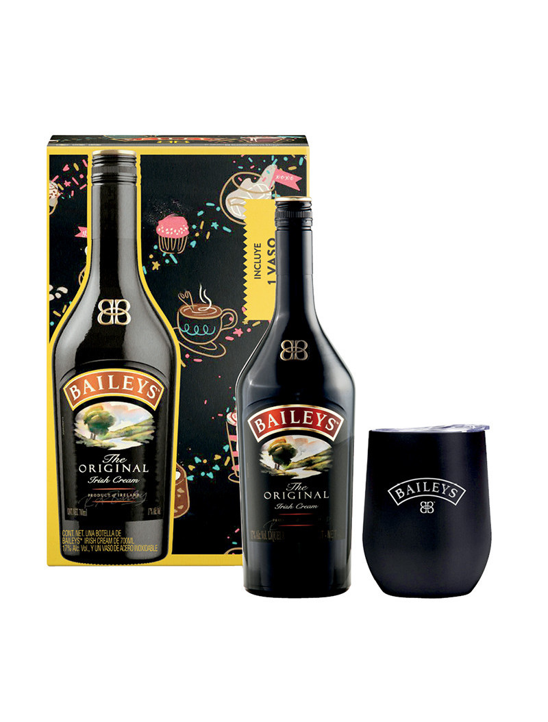 CREMA BAILEYS .750 C/VASO DE ACERO