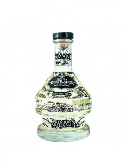 TEQUILA CRISTALINO AÑEJO 100% EL DESTILADOR .750