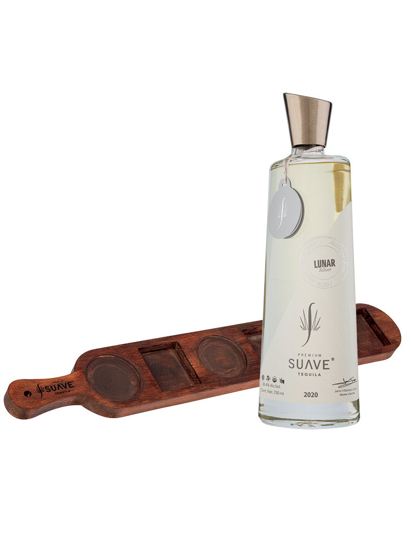 TEQUILA BCO.100% ORGANICO SUAVE LUNAR .750 CON TABLA