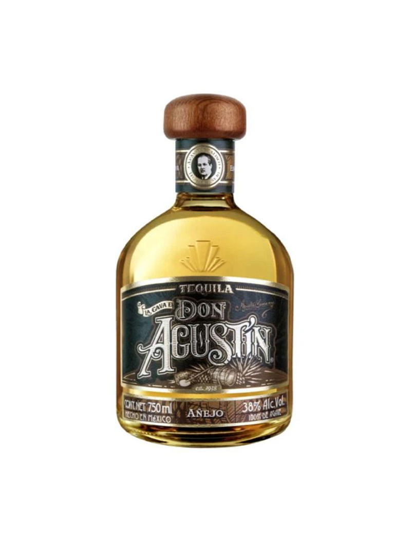 TEQUILA AÑEJO 100% LA CAVA DON AGUST.38g .750